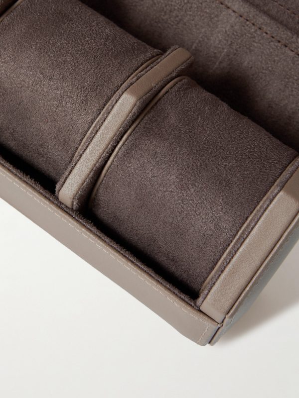 Vantage Leather Three-Watch Roll - CU