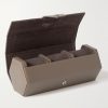 Vantage Leather Three-Watch Roll