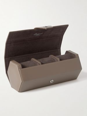 Vantage Leather Three-Watch Roll Vantage Leather Three-Watch Roll