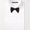 Pre-Tied Logo-Embellished Silk Crepe de Chine Bow Tie - OU Pre-Tied Logo-Embellished Silk Crepe de Chine Bow Tie - OU