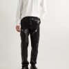 + Alyx Straight-Leg Panelled Zip-Embellished Leather Trousers - OU + Alyx Straight-Leg Panelled Zip-Embellished Leather Trousers - OU