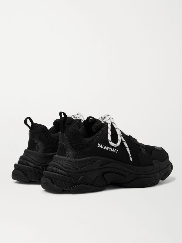 Triple S Mesh Sneakers - BK Triple S Mesh Sneakers - BK