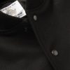 The Albany Wool-Blend and Leather Varsity Jacket - CU The Albany Wool-Blend and Leather Varsity Jacket - CU