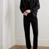 Hayes Leather-Panelled Melton Virgin Wool-Blend Varsity Jacket - OU Hayes Leather-Panelled Melton Virgin Wool-Blend Varsity Jacket - OU