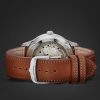 Master Control Calendar Automatic 40mm Stainless Steel and Leather Watch, Ref No. Q4148420 - E2