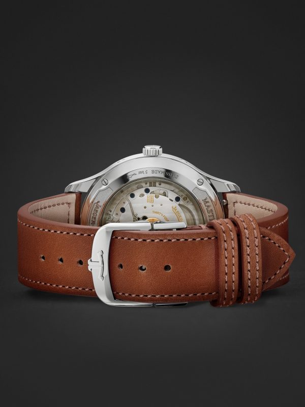 Master Control Calendar Automatic 40mm Stainless Steel and Leather Watch, Ref No. Q4148420 - E2
