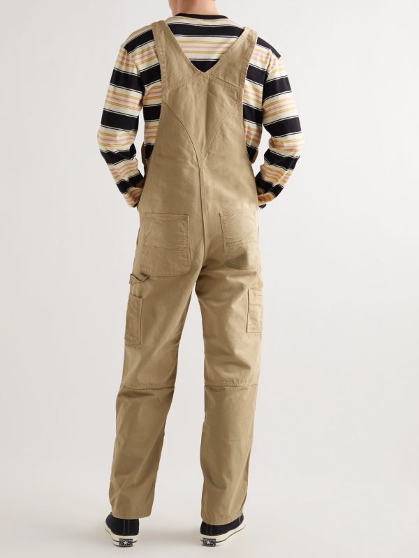 Medley Panelled Organic Cotton-Canvas, Twill, Ripstop and Corduroy Overalss - BK Medley Panelled Organic Cotton-Canvas, Twill, Ripstop and Corduroy Overalss - BK