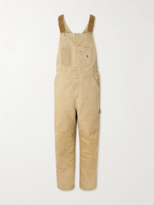 Medley Panelled Organic Cotton-Canvas, Twill, Ripstop and Corduroy Overalss Medley Panelled Organic Cotton-Canvas, Twill, Ripstop and Corduroy Overalss