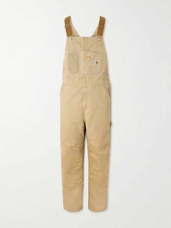 Medley Panelled Organic Cotton-Canvas, Twill, Ripstop and Corduroy Overalss Medley Panelled Organic Cotton-Canvas, Twill, Ripstop and Corduroy Overalss