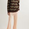 Phillus Flared Crepe Trousers - OU