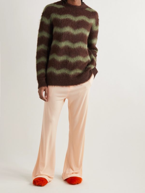Phillus Flared Crepe Trousers - OU
