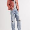 Logo-Print Padded Cotton Overshirt - OU Logo-Print Padded Cotton Overshirt - OU