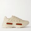 Rhyton Logo-Print Leather Sneakers Rhyton Logo-Print Leather Sneakers