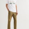 Distressed Printed Cotton-Jersey T-Shirt - OU Distressed Printed Cotton-Jersey T-Shirt - OU