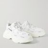 Triple S Logo-Print Faux Leather Sneakers - FR