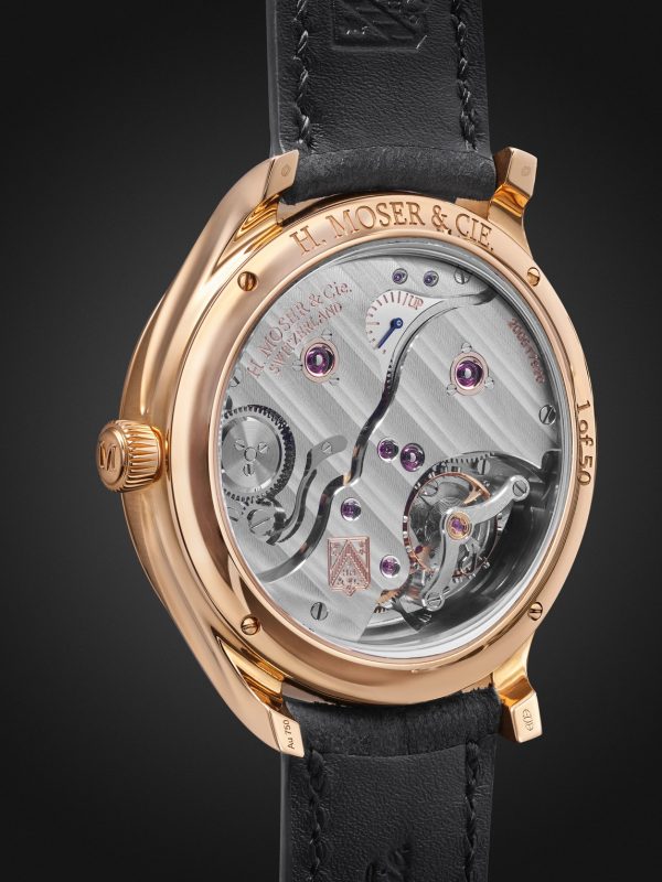 Endeavour Perpetual Moon Limited Edition Hand-Wound 42mm 18-Karat Red Gold and Leather Watch, Ref. No. 1801-0402 - BK