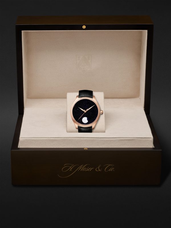 Endeavour Perpetual Moon Limited Edition Hand-Wound 42mm 18-Karat Red Gold and Leather Watch, Ref. No. 1801-0402 - E3