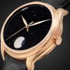 Endeavour Perpetual Moon Limited Edition Hand-Wound 42mm 18-Karat Red Gold and Leather Watch, Ref. No. 1801-0402 - FR