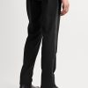 Slim-Fit Virgin Wool Grain de Poudre Trousers - BK Slim-Fit Virgin Wool Grain de Poudre Trousers - BK