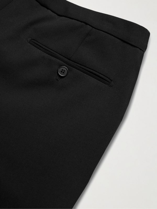 Slim-Fit Virgin Wool Grain de Poudre Trousers - CU Slim-Fit Virgin Wool Grain de Poudre Trousers - CU