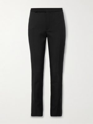Slim-Fit Virgin Wool Grain de Poudre Trousers Slim-Fit Virgin Wool Grain de Poudre Trousers