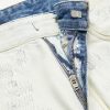 Slim-Fit Tapered Distressed Tie-Dyed Jeans - E1 Slim-Fit Tapered Distressed Tie-Dyed Jeans - E1