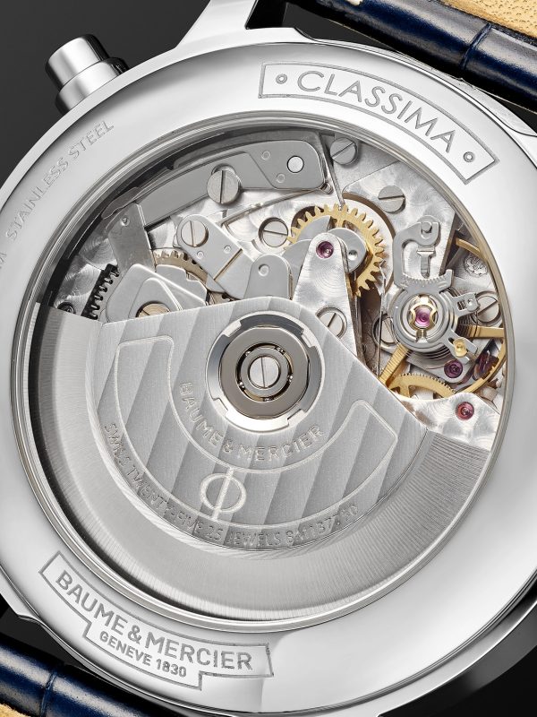 Classima Automatic Chronograph 42mm Steel and Alligator Watch, Ref. No. M0A10330 - E1 Classima Automatic Chronograph 42mm Steel and Alligator Watch, Ref. No. M0A10330 - E1