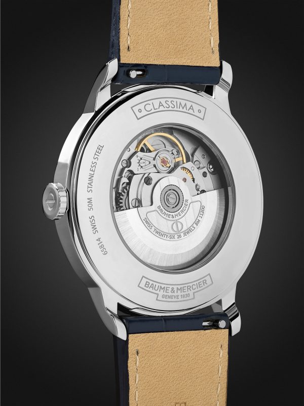 Classima Automatic 42mm Stainless Steel and Alligator Watch, Ref. No. 10333 - BK Classima Automatic 42mm Stainless Steel and Alligator Watch, Ref. No. 10333 - BK