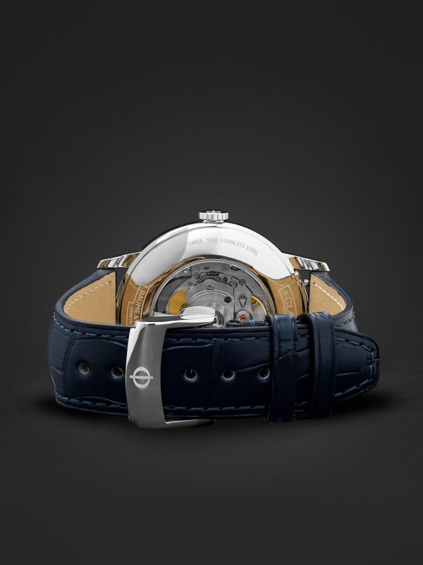 Classima Automatic 42mm Stainless Steel and Alligator Watch, Ref. No. 10333 - E2 Classima Automatic 42mm Stainless Steel and Alligator Watch, Ref. No. 10333 - E2