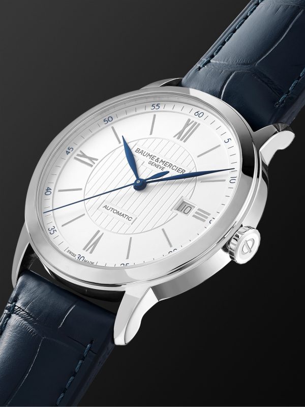Classima Automatic 42mm Stainless Steel and Alligator Watch, Ref. No. 10333 - FR Classima Automatic 42mm Stainless Steel and Alligator Watch, Ref. No. 10333 - FR