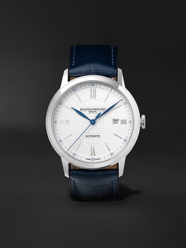 Classima Automatic 42mm Stainless Steel and Alligator Watch, Ref. No. 10333 Classima Automatic 42mm Stainless Steel and Alligator Watch, Ref. No. 10333