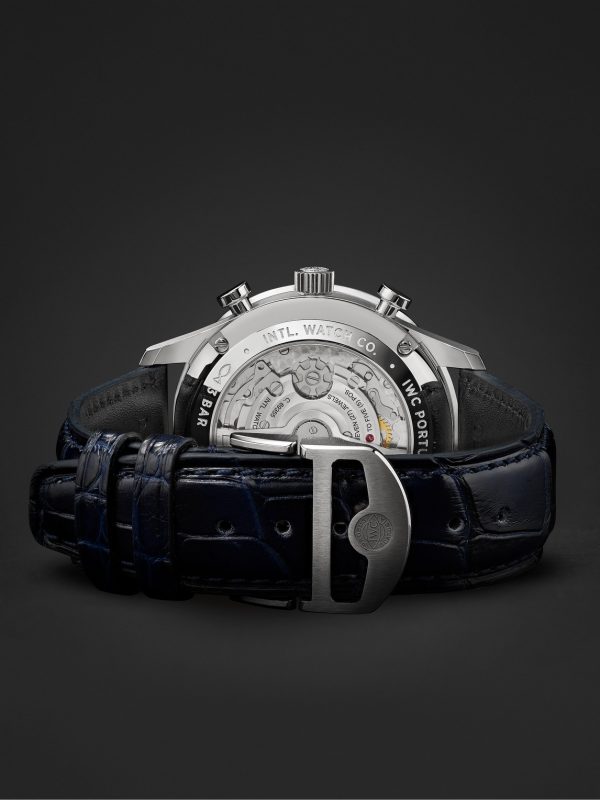 Portugieser Automatic Chronograph 41mm Stainless Steel and Alligator Watch, Ref. No. IW371605 - E2 Portugieser Automatic Chronograph 41mm Stainless Steel and Alligator Watch, Ref. No. IW371605 - E2