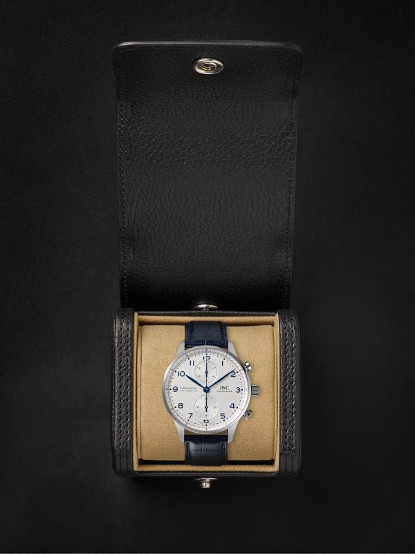 Portugieser Automatic Chronograph 41mm Stainless Steel and Alligator Watch, Ref. No. IW371605 - E3 Portugieser Automatic Chronograph 41mm Stainless Steel and Alligator Watch, Ref. No. IW371605 - E3