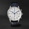 Portugieser Automatic Chronograph 41mm Stainless Steel and Alligator Watch, Ref. No. IW371605 Portugieser Automatic Chronograph 41mm Stainless Steel and Alligator Watch, Ref. No. IW371605