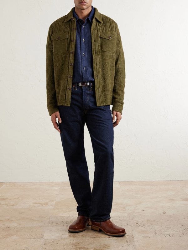 Straight-leg Selvedge Denim Jeans - OU Straight-leg Selvedge Denim Jeans - OU