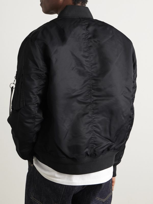 ICONS Manston Nylon Bomber Jacket - BK ICONS Manston Nylon Bomber Jacket - BK