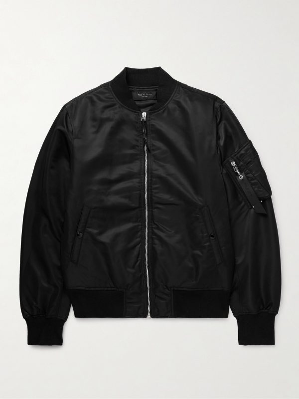 ICONS Manston Nylon Bomber Jacket ICONS Manston Nylon Bomber Jacket