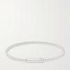 Le 11 Sterling Silver Beaded Bracelet - BK Le 11 Sterling Silver Beaded Bracelet - BK
