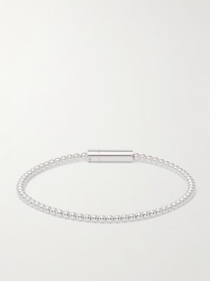 Le 11 Sterling Silver Beaded Bracelet
