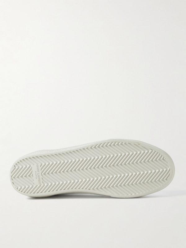 SL/06 Court Classic Logo-Embroidered Leather Sneakers - E2 SL/06 Court Classic Logo-Embroidered Leather Sneakers - E2