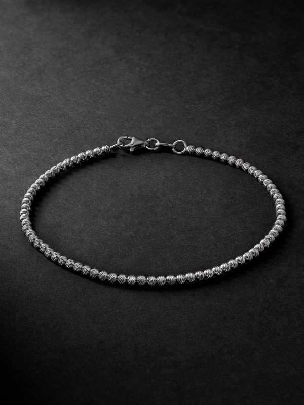 Discoball White Gold Bracelet