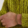 Lucky Travel Blackened Gold and Silk Bracelet - OU