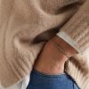 Lucky Peace Blackened Gold and Silk Bracelet - OU Lucky Peace Blackened Gold and Silk Bracelet - OU