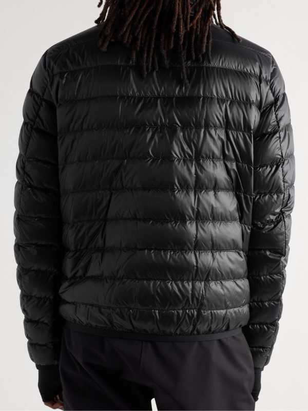 Hers Slim-Fit Logo-Appliquéd Quilted Shell Down Jacket - BK Hers Slim-Fit Logo-Appliquéd Quilted Shell Down Jacket - BK