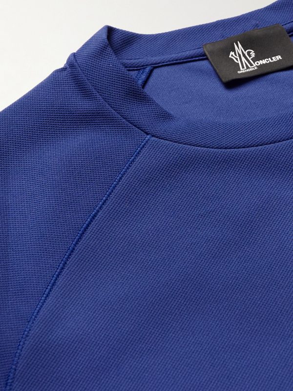 Logo-Appliquéd Stretch-Jersey T-Shirt - CU