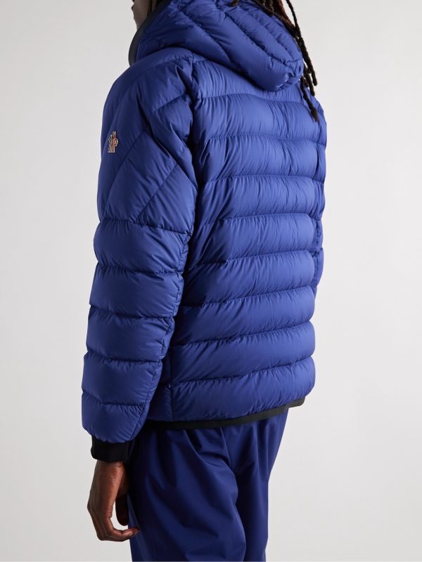 Barnave Logo-Appliquéd Quilted Shell Hooded Jacket - BK Barnave Logo-Appliquéd Quilted Shell Hooded Jacket - BK