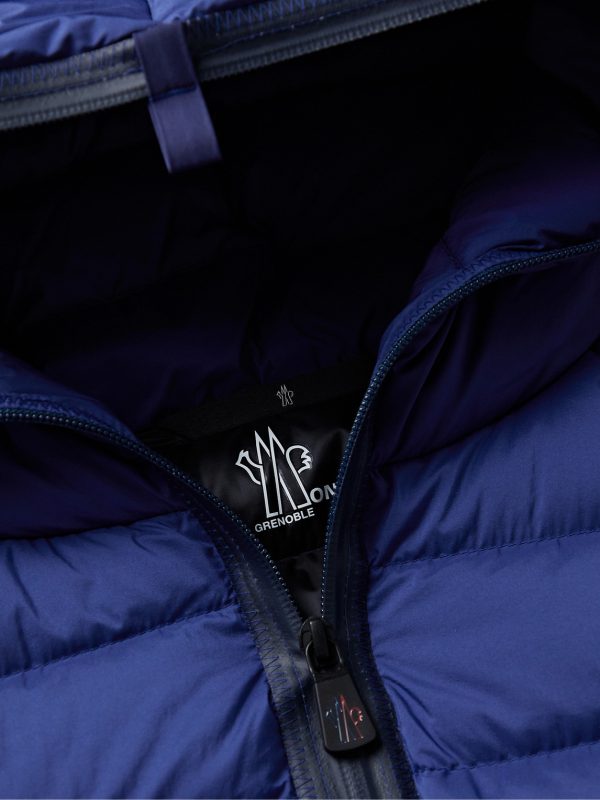Barnave Logo-Appliquéd Quilted Shell Hooded Jacket - CU Barnave Logo-Appliquéd Quilted Shell Hooded Jacket - CU