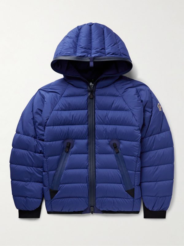 Barnave Logo-Appliquéd Quilted Shell Hooded Jacket Barnave Logo-Appliquéd Quilted Shell Hooded Jacket