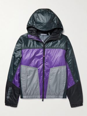 Peyrus Colour-Block Padded Ripstop Hooded Jacket