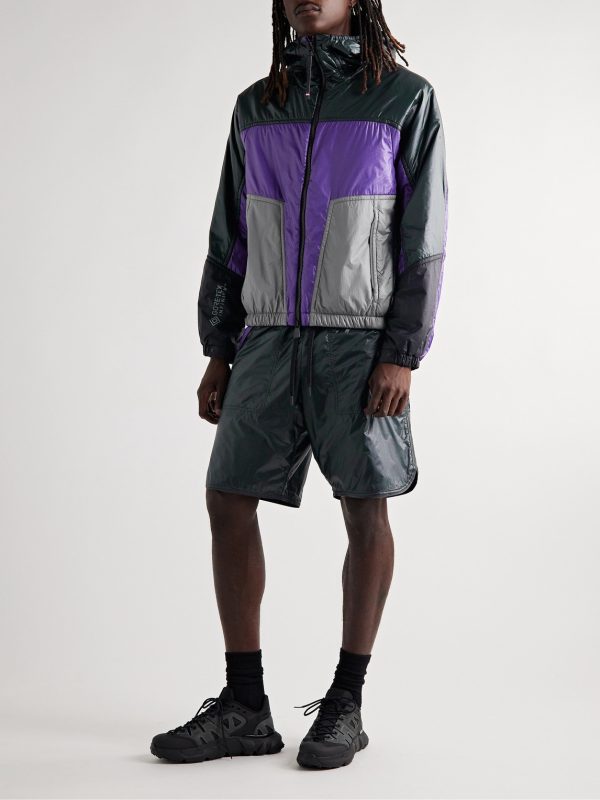 Peyrus Colour-Block Padded Ripstop Hooded Jacket - OU